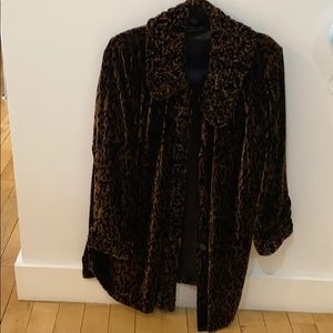 Aria A Leopard Velvet Jacket S/M